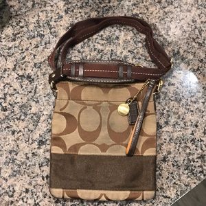 Brown Coach Crossbody handbag